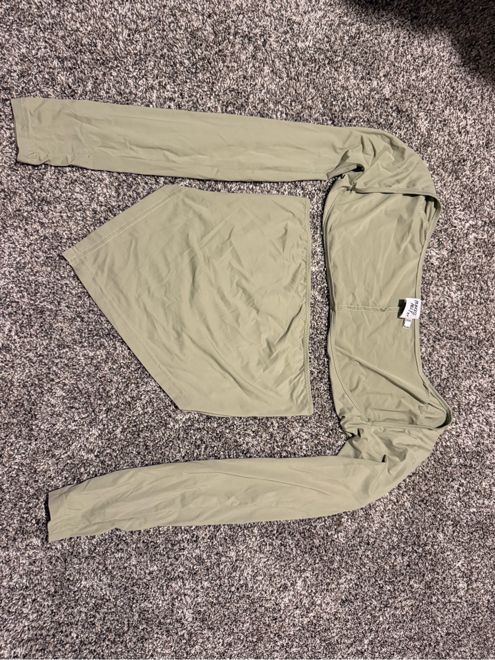 Princess Polly Olive Green Long-Sleeve Shrug Top